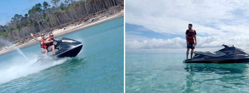 moon point fraser island jetski tour